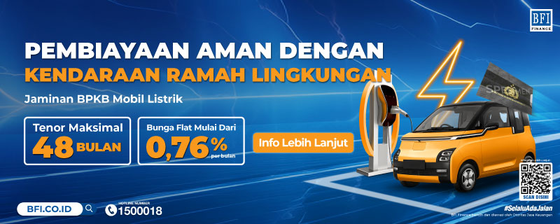 Ubah Mobil Listrik Jadi Uang Tunai! Dana Cepat Bunga Flat Mulai 0.76%